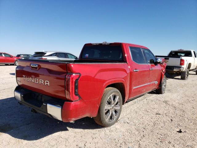 5TFVC5DB8PX015465 - 2023 TOYOTA TUNDRA CREWMAX CAPSTONE RED photo 3