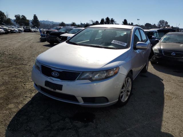 KNAFU5A24B5333221 - 2011 KIA FORTE EX SILVER photo 1