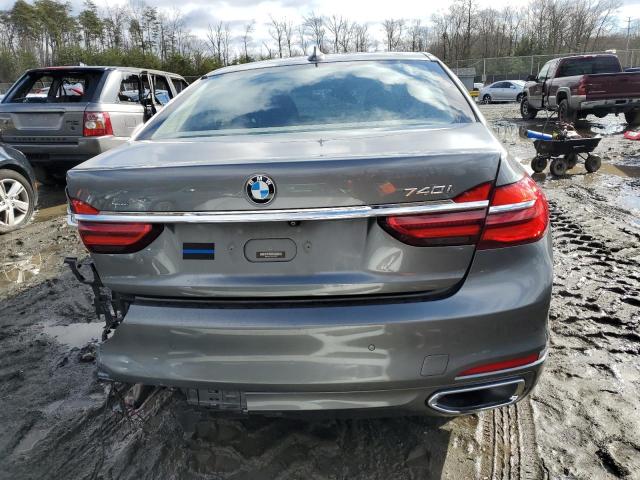 WBA7E2C56JB216327 - 2018 BMW 740 I GRAY photo 6