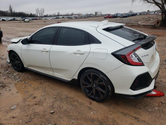 SHHFK7G49KU208774 - 2019 HONDA CIVIC SPORT WHITE photo 2