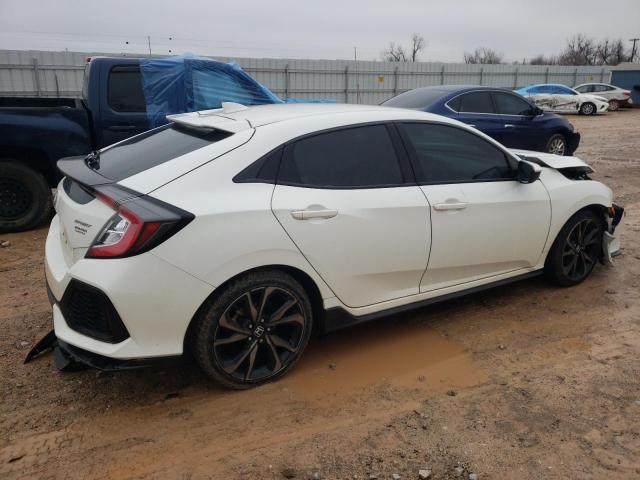 SHHFK7G49KU208774 - 2019 HONDA CIVIC SPORT WHITE photo 3