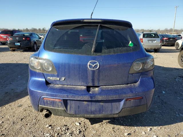 JM1BK343471668901 - 2007 MAZDA 3 HATCHBACK BLUE photo 6