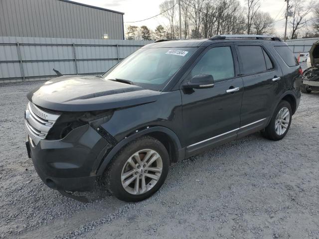 1FM5K7D89DGB06562 - 2013 FORD EXPLORER XLT BLACK photo 1