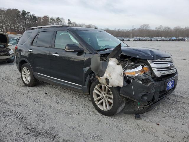 1FM5K7D89DGB06562 - 2013 FORD EXPLORER XLT BLACK photo 4