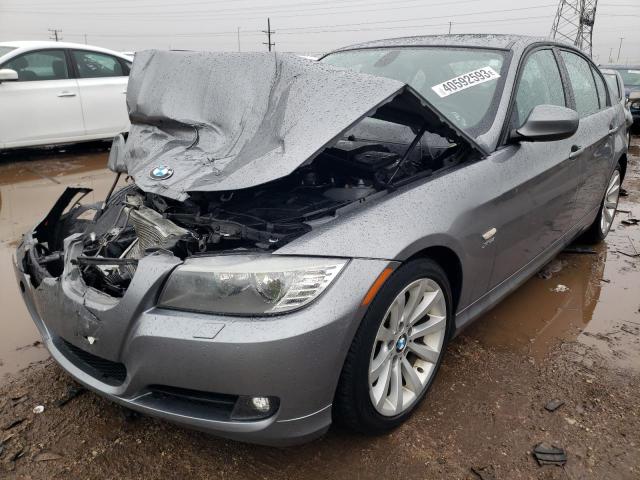 WBAPK7C59BA464052 - 2011 BMW 328 XI GRAY photo 1