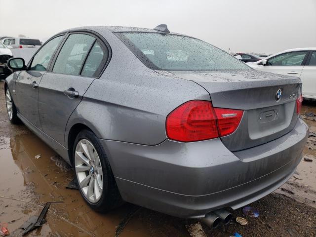 WBAPK7C59BA464052 - 2011 BMW 328 XI GRAY photo 2