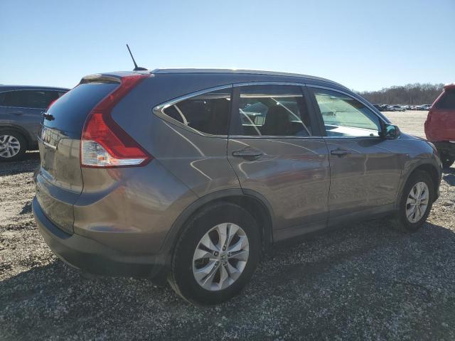 5J6RM3H76CL032933 - 2012 HONDA CR-V EXL GRAY photo 3