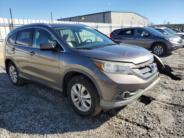 5J6RM3H76CL032933 - 2012 HONDA CR-V EXL GRAY photo 4