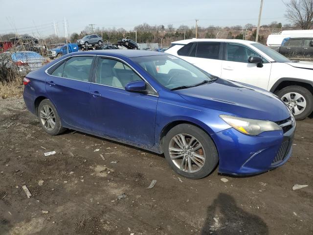 4T1BF1FKXFU936405 - 2015 TOYOTA CAMRY LE BLUE photo 4