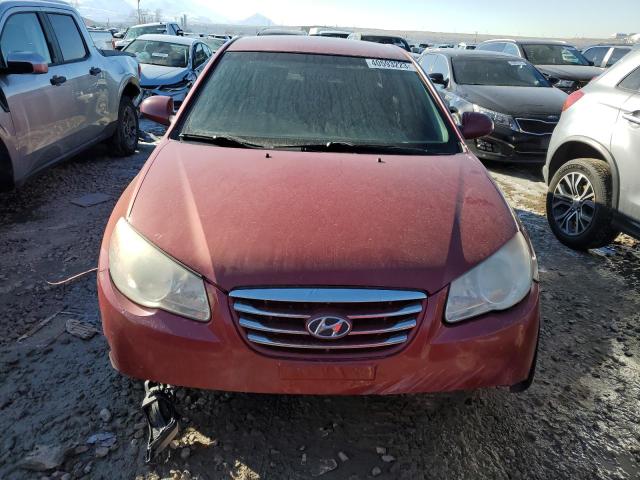 KMHDU4AD5AU904835 - 2010 HYUNDAI ELANTRA BLUE BURGUNDY photo 5