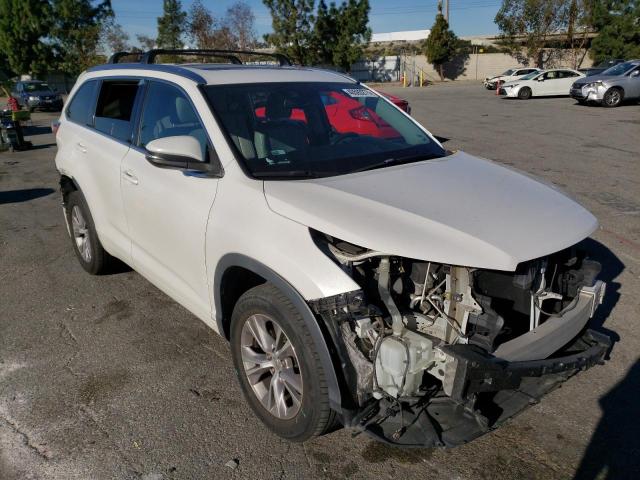 5TDKKRFH0FS115966 - 2015 TOYOTA HIGHLANDER XLE WHITE photo 4