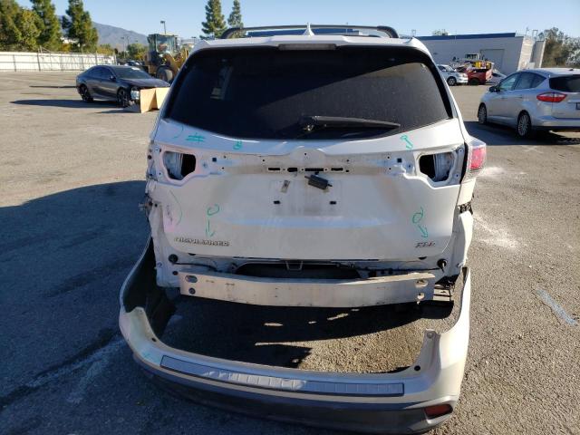 5TDKKRFH0FS115966 - 2015 TOYOTA HIGHLANDER XLE WHITE photo 6