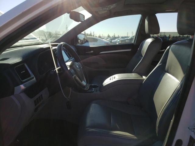 5TDKKRFH0FS115966 - 2015 TOYOTA HIGHLANDER XLE WHITE photo 7