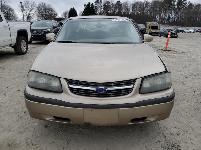 2G1WF52E949411478 - 2004 CHEVROLET IMPALA GOLD photo 5