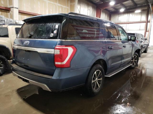 1FMJK1JT6JEA53959 - 2018 FORD EXPEDITION MAX XLT BLUE photo 3