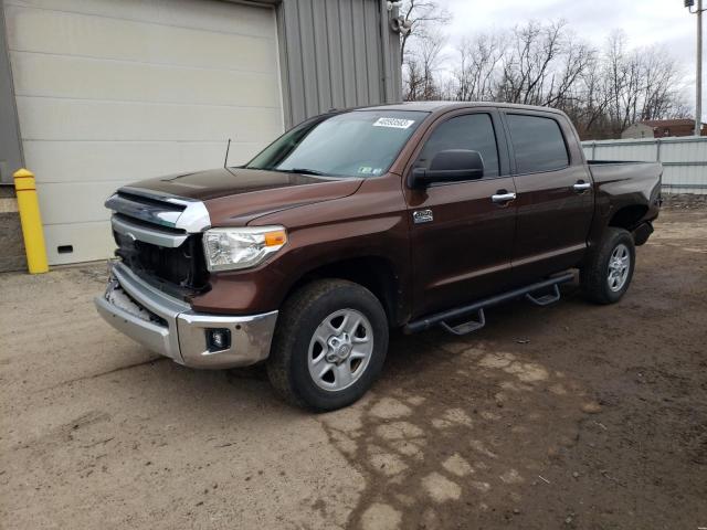 5TFAY5F14EX338624 - 2014 TOYOTA TUNDRA CREWMAX PLATINUM Qəhvəyi foto 1