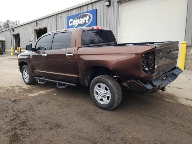 5TFAY5F14EX338624 - 2014 TOYOTA TUNDRA CREWMAX PLATINUM Qəhvəyi foto 2