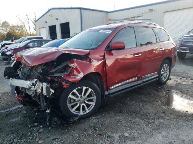 5N1AR2MNXDC616445 - 2013 NISSAN PATHFINDER S MAROON photo 1