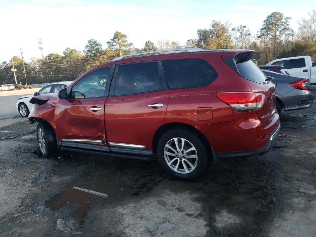 5N1AR2MNXDC616445 - 2013 NISSAN PATHFINDER S MAROON photo 2