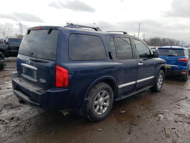 5N3AA08C07N806176 - 2007 INFINITI QX56 BLUE photo 3