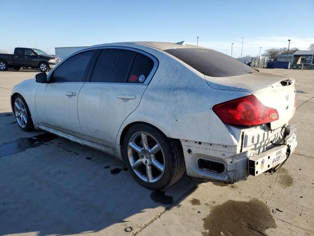 JNKCV61E59M305638 - 2009 INFINITI G37 BASE WHITE photo 2