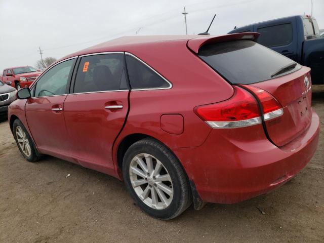 4T3ZE11A89U019961 - 2009 TOYOTA VENZA RED photo 2