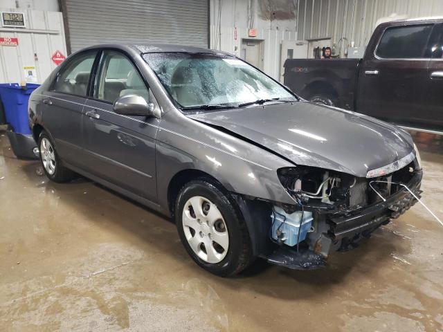 KNAFE121845024673 - 2004 KIA SPECTRA LX GRAY photo 4