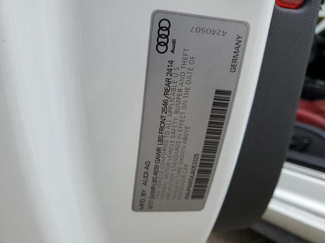 WAUP4AF5XJA053325 - 2018 AUDI S5 PREMIUM PLUS 白色 照片 13