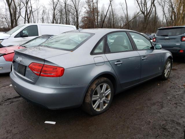 WAUBFAFL3BN054314 - 2011 AUDI A4 PREMIUM GRAY photo 3