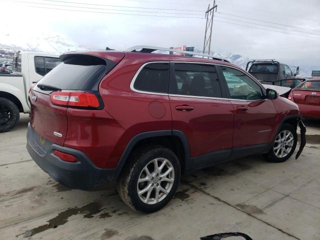 1C4PJLCBXEW232880 - 2014 JEEP CHEROKEE LATITUDE RED photo 3