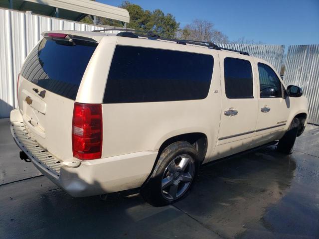 1GNSCKE05DR263551 - 2013 CHEVROLET SUBURBAN C1500 LTZ WHITE photo 3