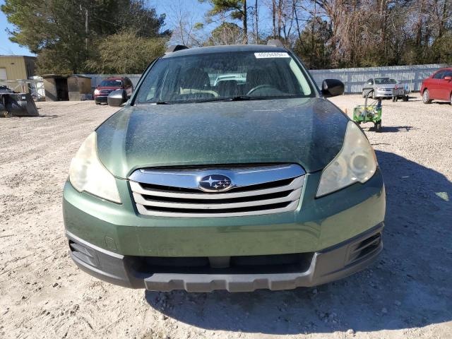 4S4BRBAC6B3320178 - 2011 SUBARU OUTBACK 2.5I GREEN photo 5