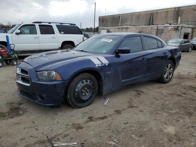 2C3CDXDT3EH149136 - 2014 DODGE CHARGER R/T BLUE photo 1
