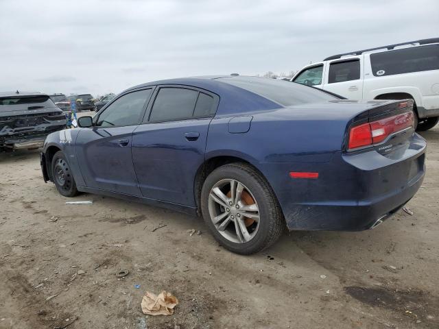 2C3CDXDT3EH149136 - 2014 DODGE CHARGER R/T BLUE photo 2