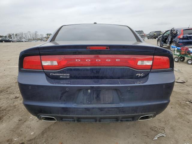2C3CDXDT3EH149136 - 2014 DODGE CHARGER R/T BLUE photo 6