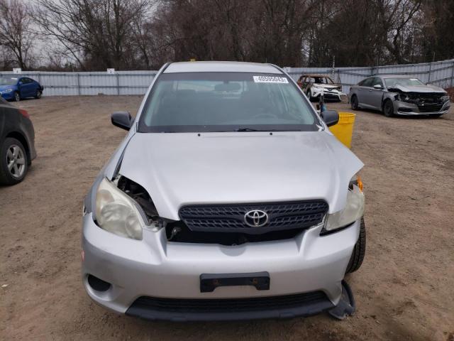 2T1KR32E58C703443 - 2008 TOYOTA COROLLA MA XR SILVER photo 5