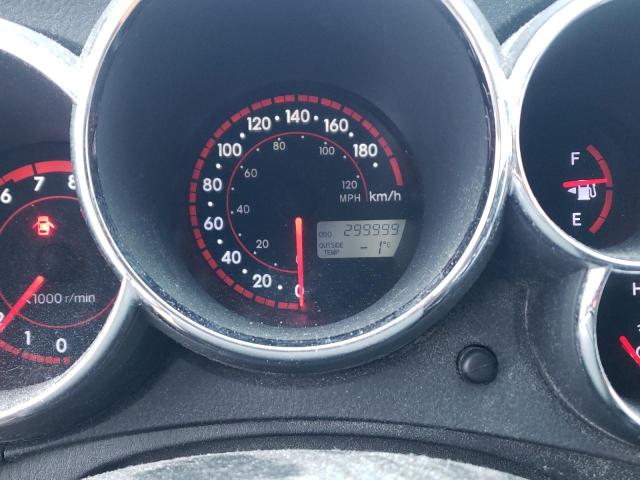 2T1KR32E58C703443 - 2008 TOYOTA COROLLA MA XR SILVER photo 9