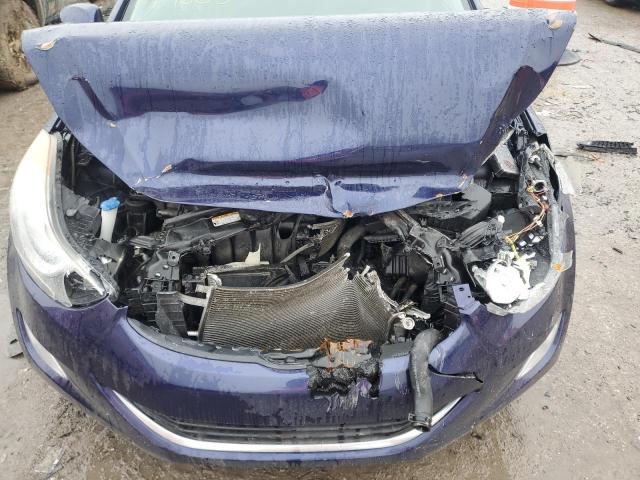 5NPDH4AE1CH149665 - 2012 HYUNDAI ELANTRA GLS BLUE photo 11