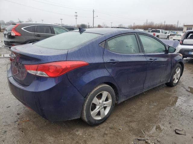 5NPDH4AE1CH149665 - 2012 HYUNDAI ELANTRA GLS BLUE photo 3