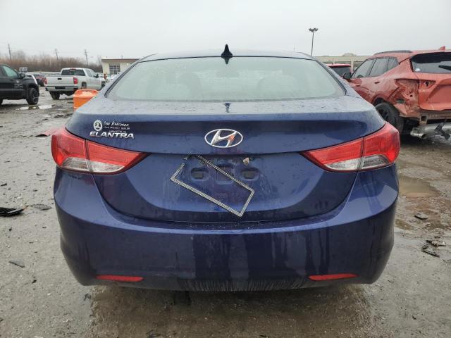 5NPDH4AE1CH149665 - 2012 HYUNDAI ELANTRA GLS BLUE photo 6