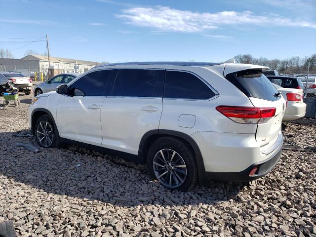 5TDJZRFH7KS923510 - 2019 TOYOTA HIGHLANDER SE WHITE photo 2