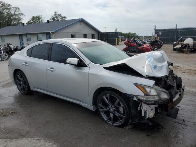 1N4AA5AP0EC437342 - 2014 NISSAN MAXIMA S SILVER photo 4