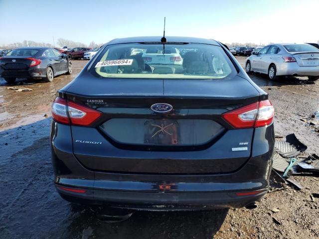 3FA6P0HD7ER232704 - 2014 FORD FUSION SE BLACK photo 6