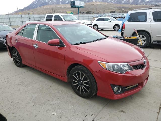 4T1BF1FK5CU534268 - 2012 TOYOTA CAMRY BASE RED photo 4