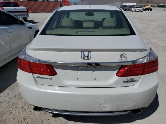 1HGCR3F94DA043638 - 2013 HONDA ACCORD TOURING WHITE photo 6