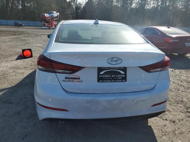 5NPD84LF6JH396327 - 2018 HYUNDAI ELANTRA SEL WHITE photo 6