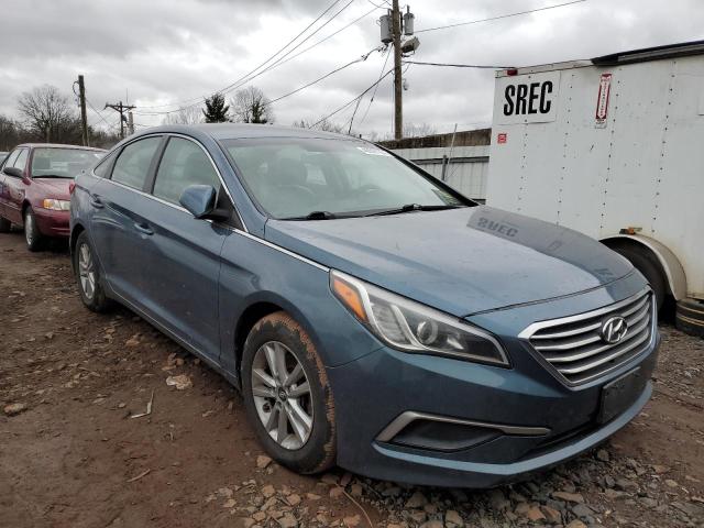 5NPE24AF3GH317259 - 2016 HYUNDAI SONATA SE BLUE photo 4