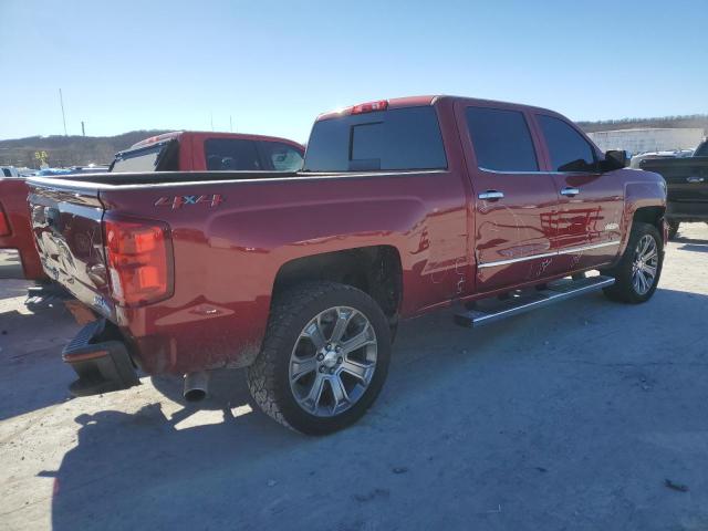 3GCUKTEJ0JG166630 - 2018 CHEVROLET SILVERADO K1500 HIGH COUNTRY RED photo 3