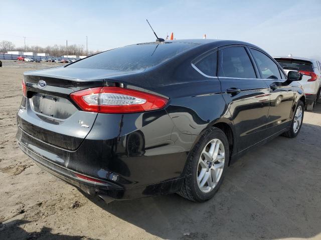 1FA6P0H72E5406384 - 2014 FORD FUSION SE BLACK photo 3