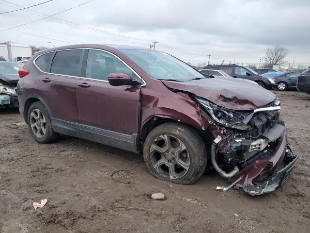 7FARW2H58KE062417 - 2019 HONDA CR-V EX BURGUNDY photo 4